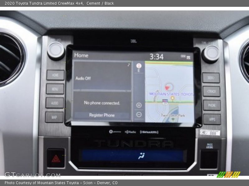 Cement / Black 2020 Toyota Tundra Limited CrewMax 4x4