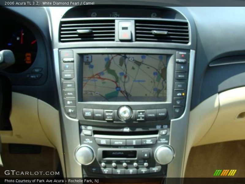 White Diamond Pearl / Camel 2006 Acura TL 3.2