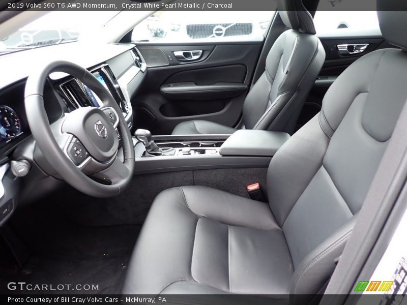 Front Seat of 2019 S60 T6 AWD Momentum