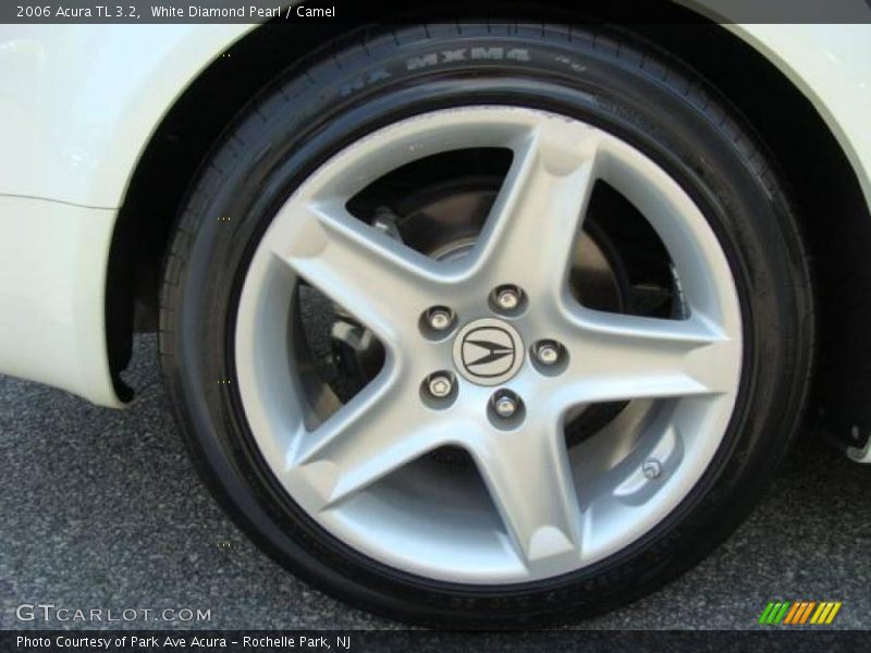 White Diamond Pearl / Camel 2006 Acura TL 3.2