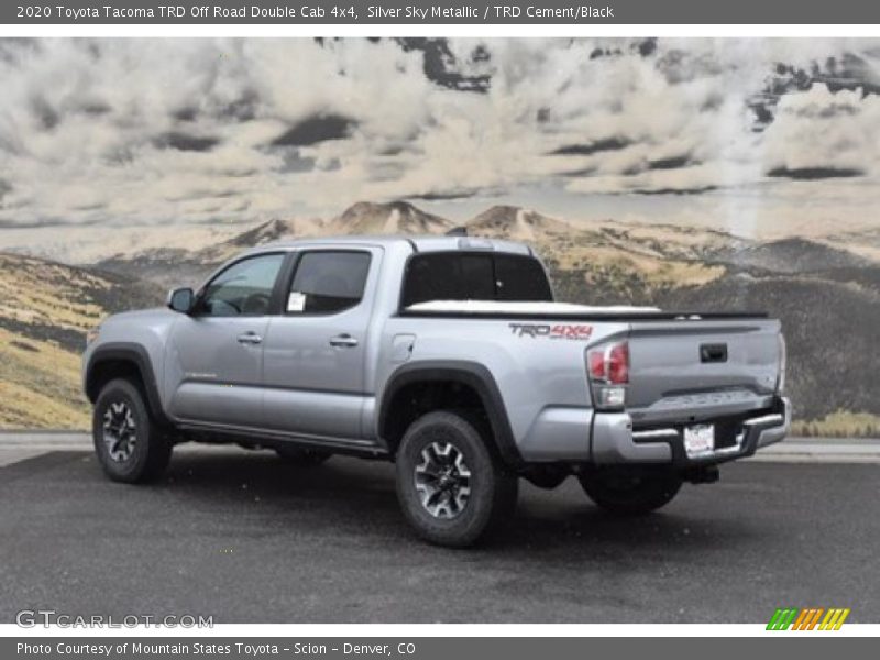 Silver Sky Metallic / TRD Cement/Black 2020 Toyota Tacoma TRD Off Road Double Cab 4x4