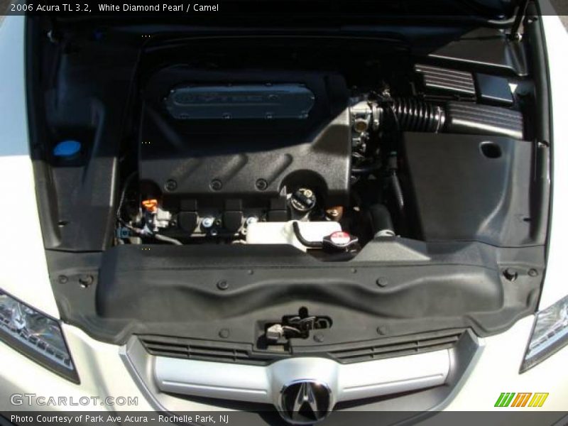 White Diamond Pearl / Camel 2006 Acura TL 3.2