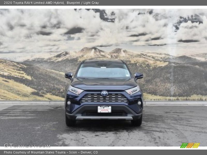 Blueprint / Light Gray 2020 Toyota RAV4 Limited AWD Hybrid