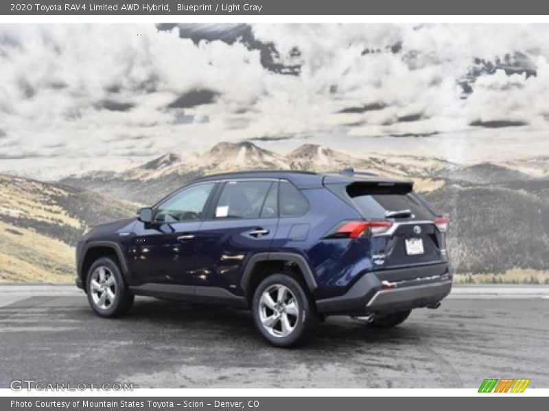 Blueprint / Light Gray 2020 Toyota RAV4 Limited AWD Hybrid