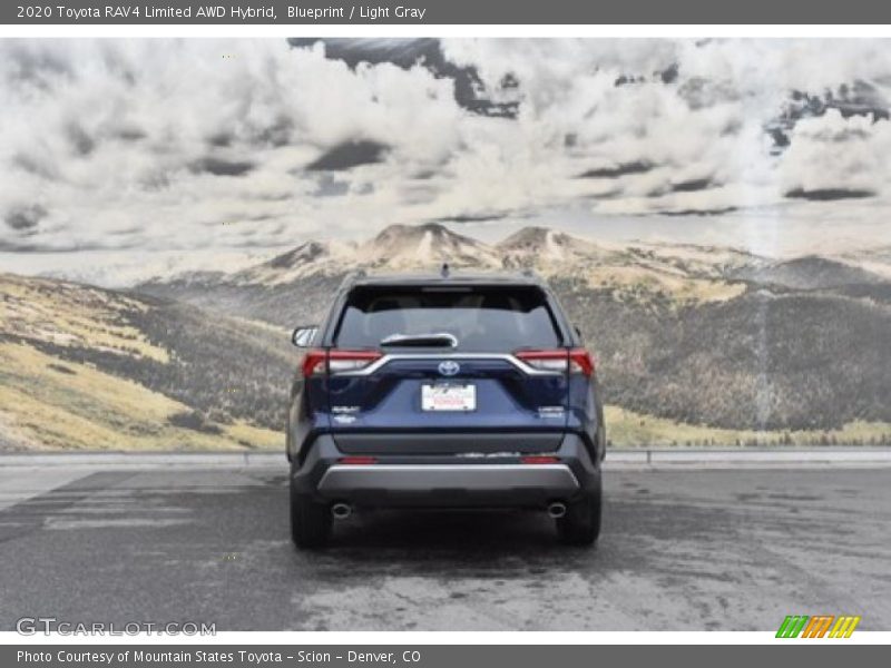 Blueprint / Light Gray 2020 Toyota RAV4 Limited AWD Hybrid