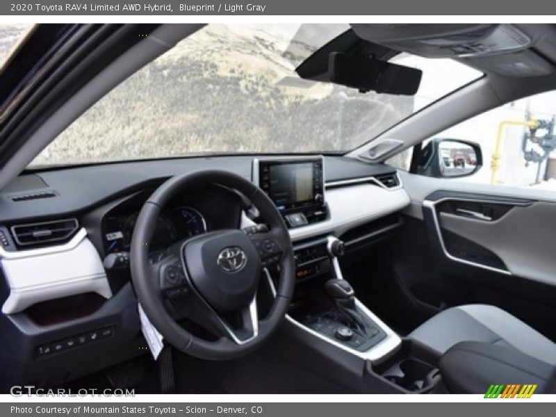 Blueprint / Light Gray 2020 Toyota RAV4 Limited AWD Hybrid