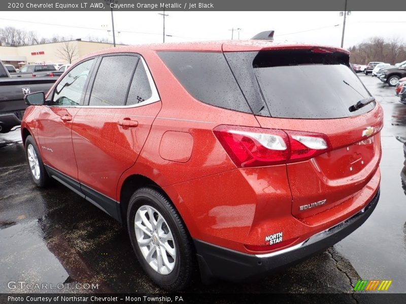 Cayenne Orange Metallic / Jet Black 2020 Chevrolet Equinox LT AWD