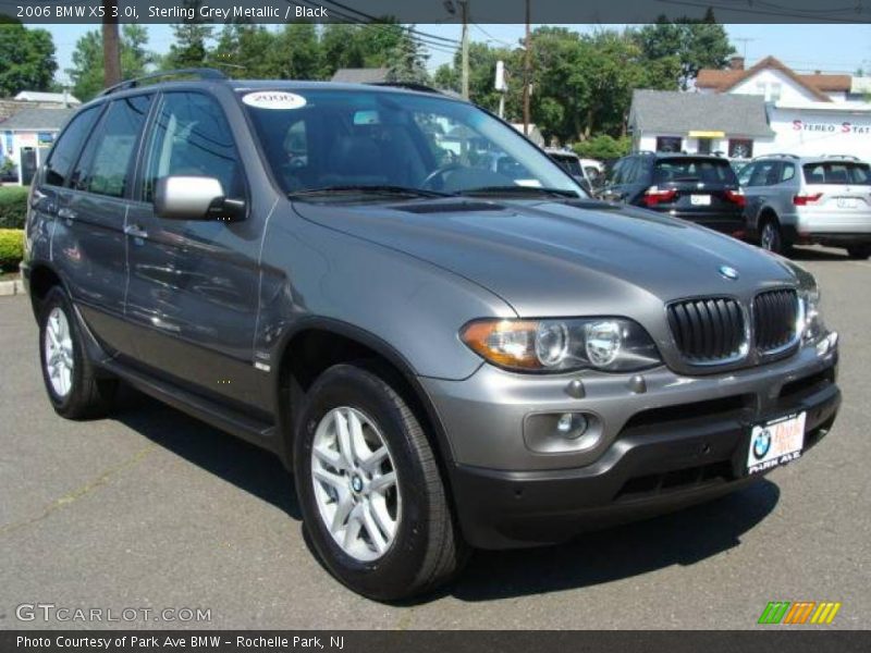 Sterling Grey Metallic / Black 2006 BMW X5 3.0i