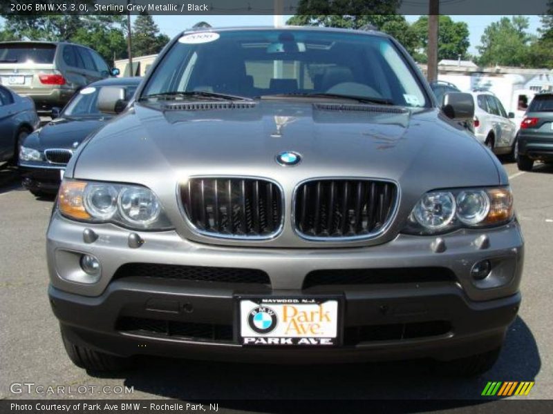 Sterling Grey Metallic / Black 2006 BMW X5 3.0i