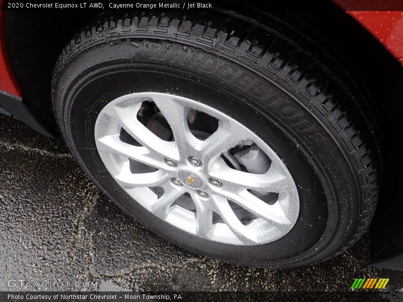 Cayenne Orange Metallic / Jet Black 2020 Chevrolet Equinox LT AWD