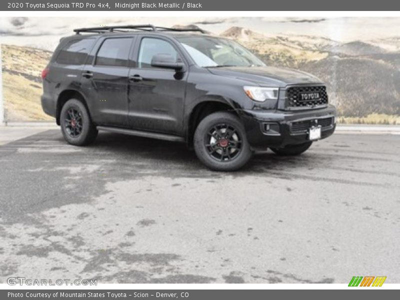 Midnight Black Metallic / Black 2020 Toyota Sequoia TRD Pro 4x4