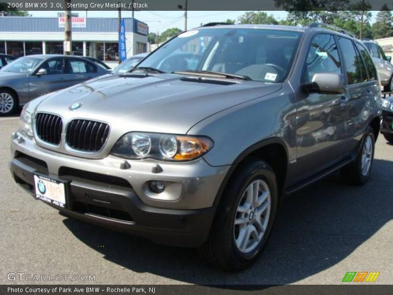 Sterling Grey Metallic / Black 2006 BMW X5 3.0i