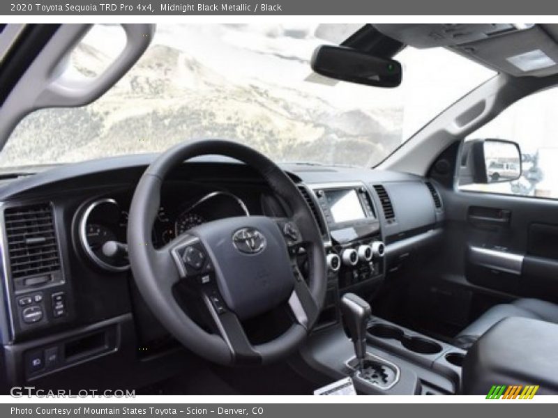 Midnight Black Metallic / Black 2020 Toyota Sequoia TRD Pro 4x4