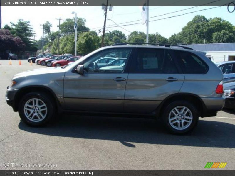 Sterling Grey Metallic / Black 2006 BMW X5 3.0i