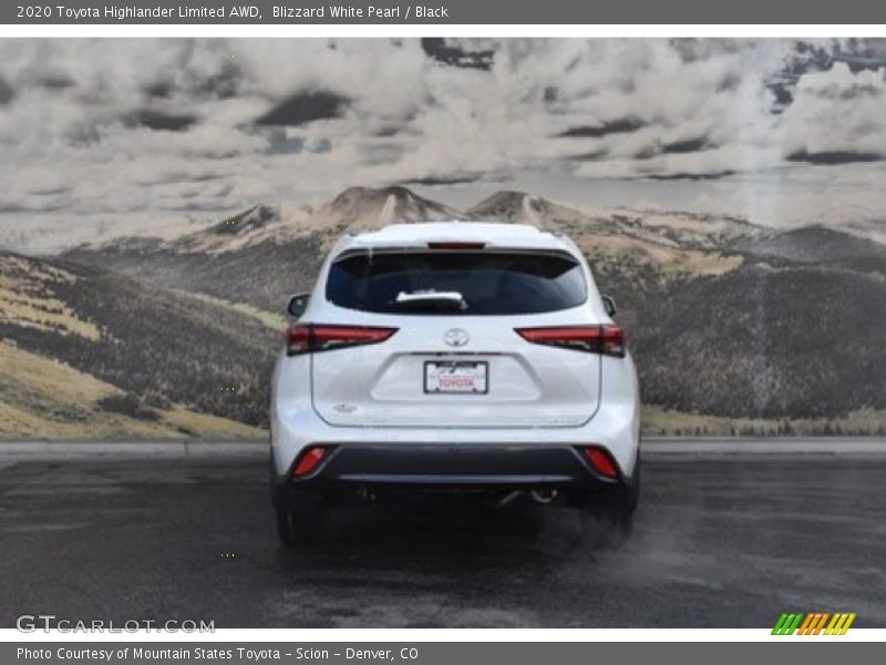 Blizzard White Pearl / Black 2020 Toyota Highlander Limited AWD