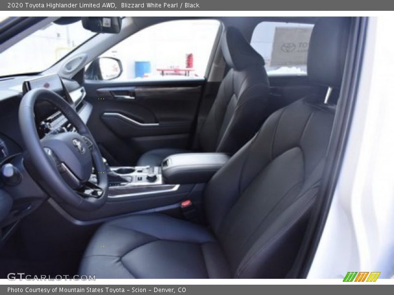 Blizzard White Pearl / Black 2020 Toyota Highlander Limited AWD