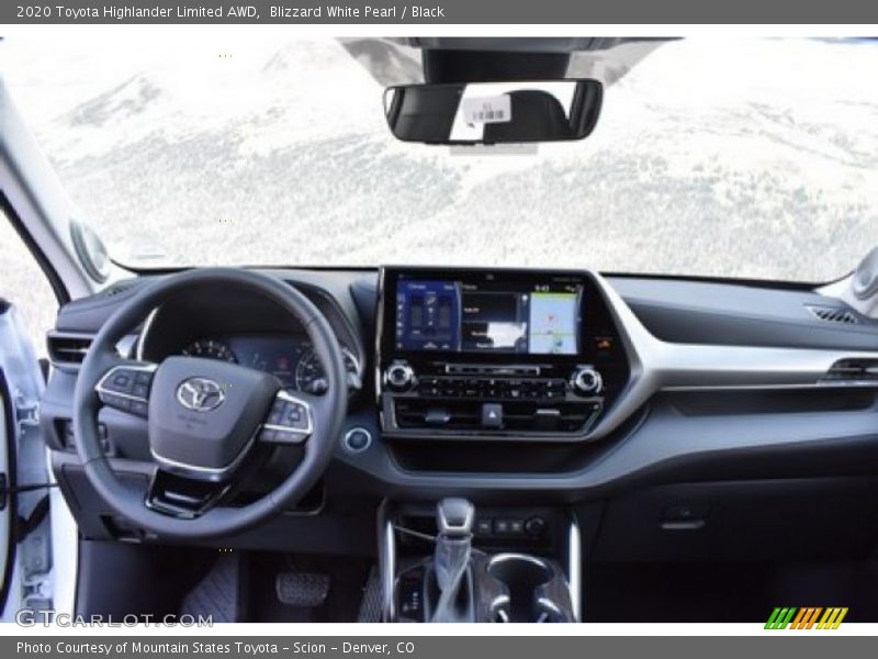 Blizzard White Pearl / Black 2020 Toyota Highlander Limited AWD