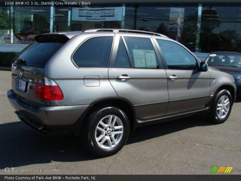 Sterling Grey Metallic / Black 2006 BMW X5 3.0i