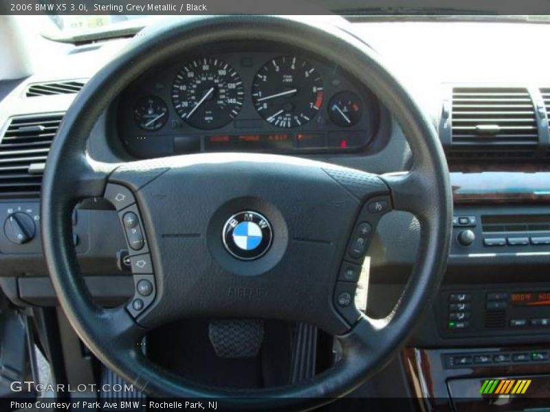 Sterling Grey Metallic / Black 2006 BMW X5 3.0i