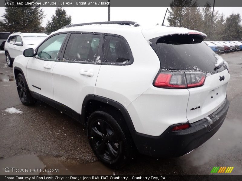 Bright White / Black 2020 Jeep Cherokee Latitude Plus 4x4