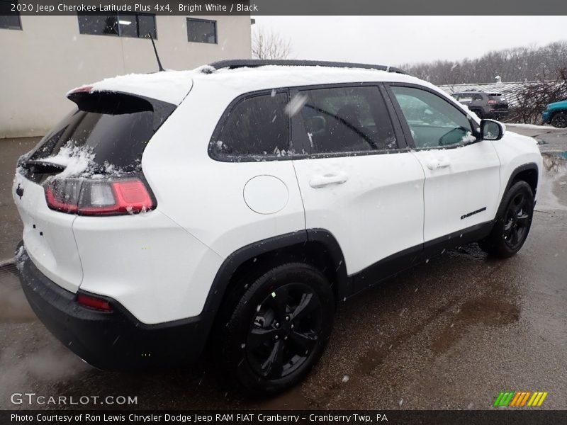 Bright White / Black 2020 Jeep Cherokee Latitude Plus 4x4