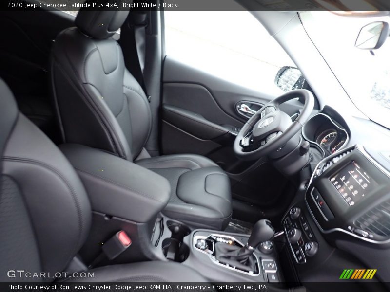 Bright White / Black 2020 Jeep Cherokee Latitude Plus 4x4