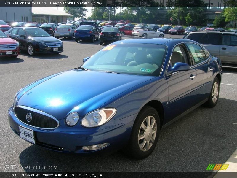 Deep Sapphire Metallic / Gray 2006 Buick LaCrosse CX