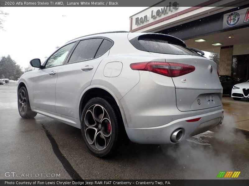 Lunare White Metallic / Black 2020 Alfa Romeo Stelvio TI AWD