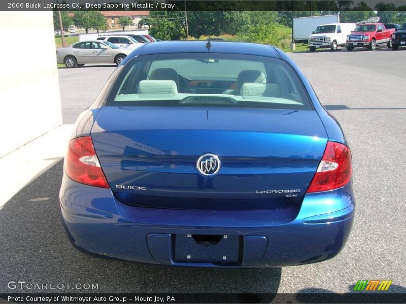 Deep Sapphire Metallic / Gray 2006 Buick LaCrosse CX