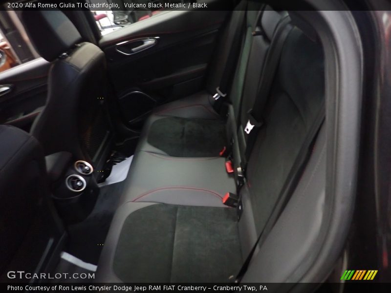 Rear Seat of 2020 Giulia TI Quadrifoglio