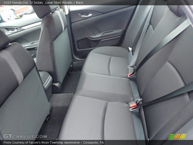 Lunar Silver Metallic / Black 2020 Honda Civic LX Sedan
