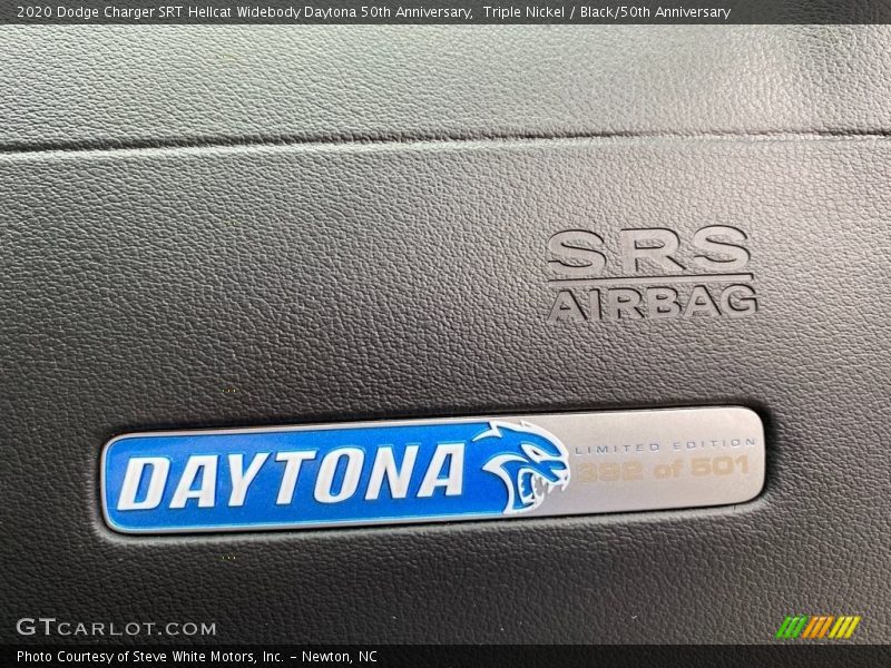  2020 Charger SRT Hellcat Widebody Daytona 50th Anniversary Logo