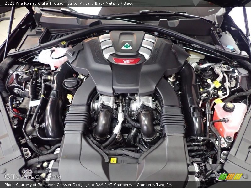  2020 Giulia TI Quadrifoglio Engine - 2.9 Liter Twin-Turbocharged DOHC 24-Valve VVT V6