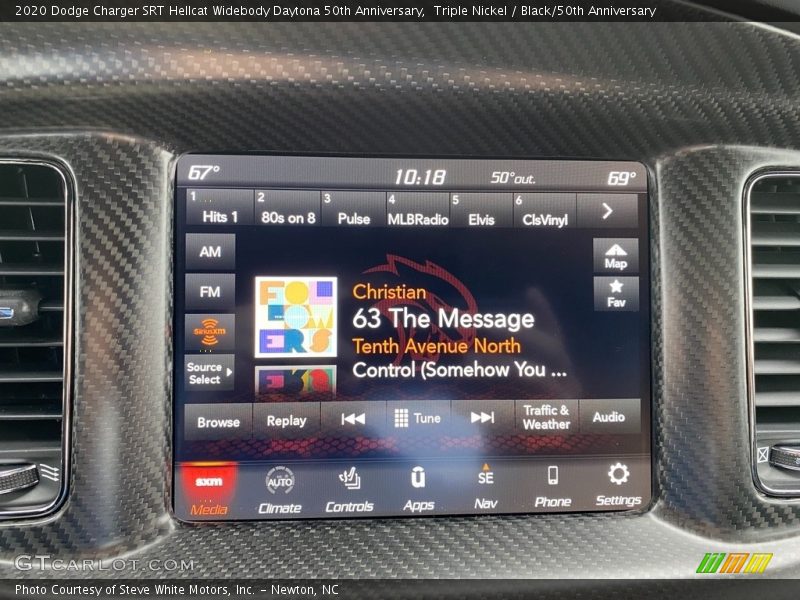 Controls of 2020 Charger SRT Hellcat Widebody Daytona 50th Anniversary