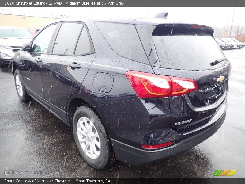 Midnight Blue Metallic / Ash Gray 2020 Chevrolet Equinox LS AWD