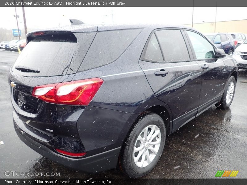 Midnight Blue Metallic / Ash Gray 2020 Chevrolet Equinox LS AWD
