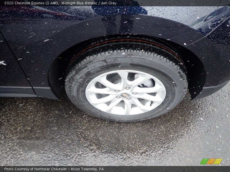 Midnight Blue Metallic / Ash Gray 2020 Chevrolet Equinox LS AWD