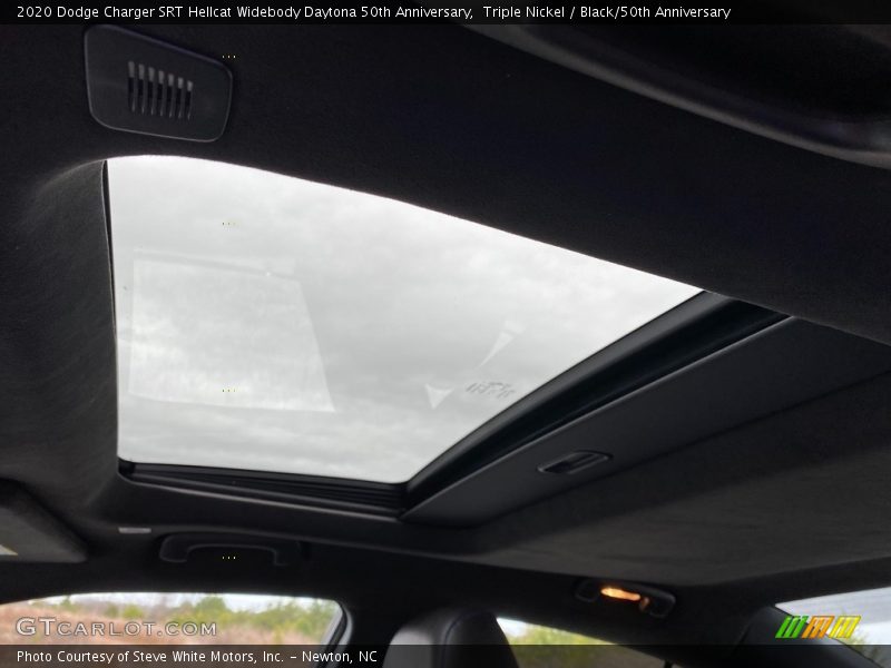 Sunroof of 2020 Charger SRT Hellcat Widebody Daytona 50th Anniversary
