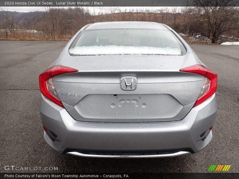 Lunar Silver Metallic / Black 2020 Honda Civic LX Sedan