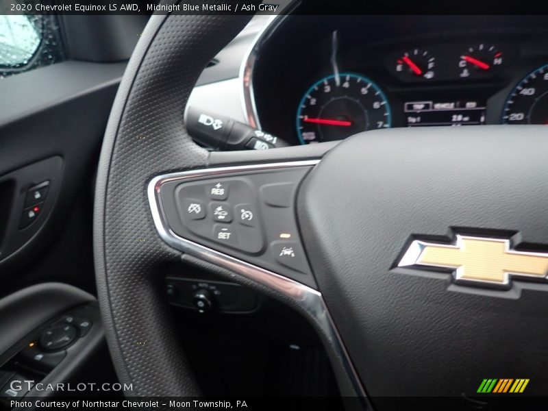 Midnight Blue Metallic / Ash Gray 2020 Chevrolet Equinox LS AWD