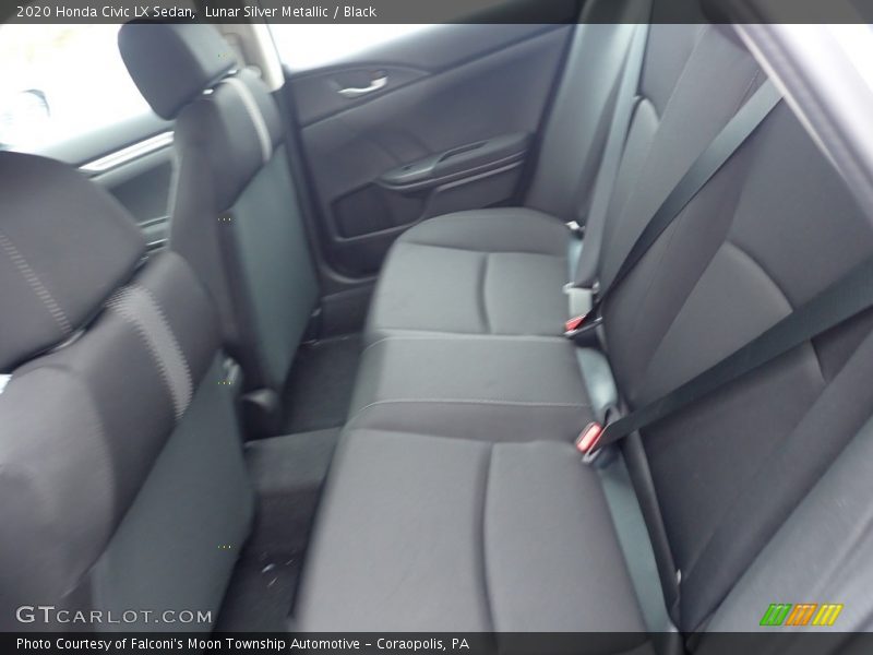 Lunar Silver Metallic / Black 2020 Honda Civic LX Sedan
