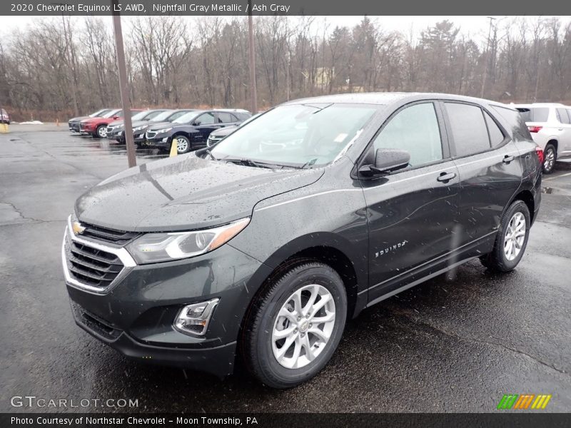 Nightfall Gray Metallic / Ash Gray 2020 Chevrolet Equinox LS AWD
