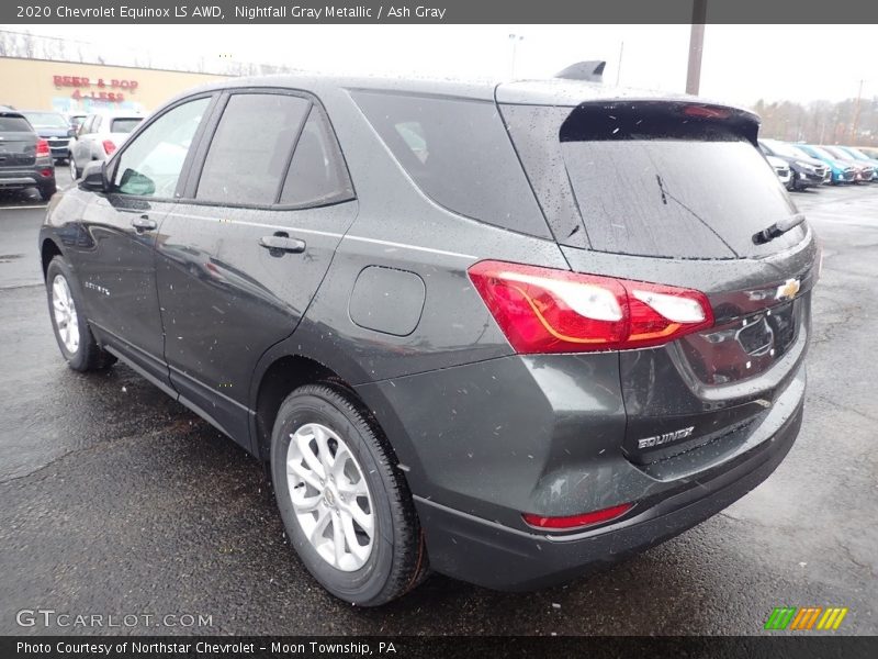 Nightfall Gray Metallic / Ash Gray 2020 Chevrolet Equinox LS AWD