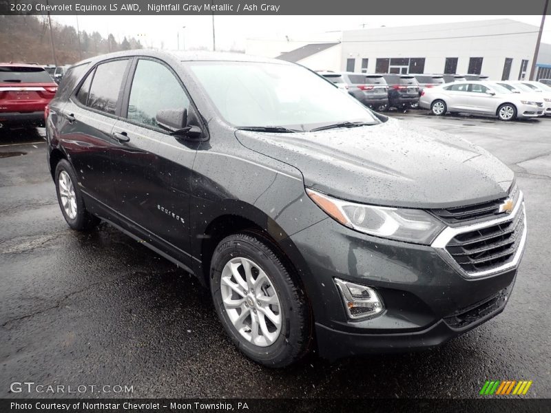 Nightfall Gray Metallic / Ash Gray 2020 Chevrolet Equinox LS AWD