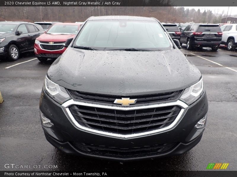 Nightfall Gray Metallic / Ash Gray 2020 Chevrolet Equinox LS AWD