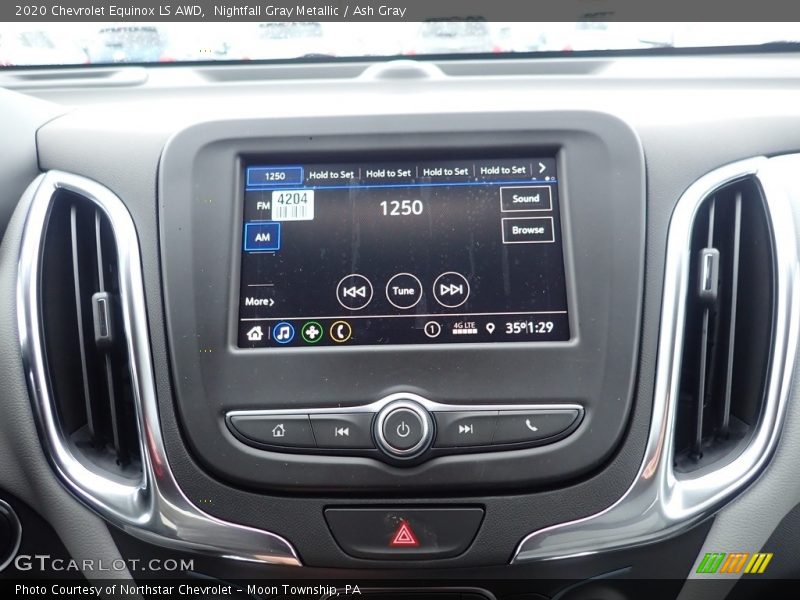 Nightfall Gray Metallic / Ash Gray 2020 Chevrolet Equinox LS AWD