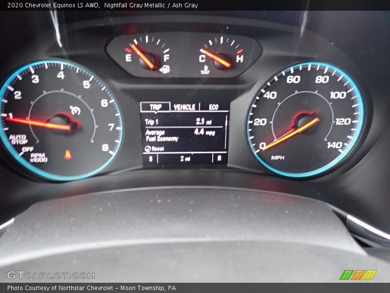 Nightfall Gray Metallic / Ash Gray 2020 Chevrolet Equinox LS AWD