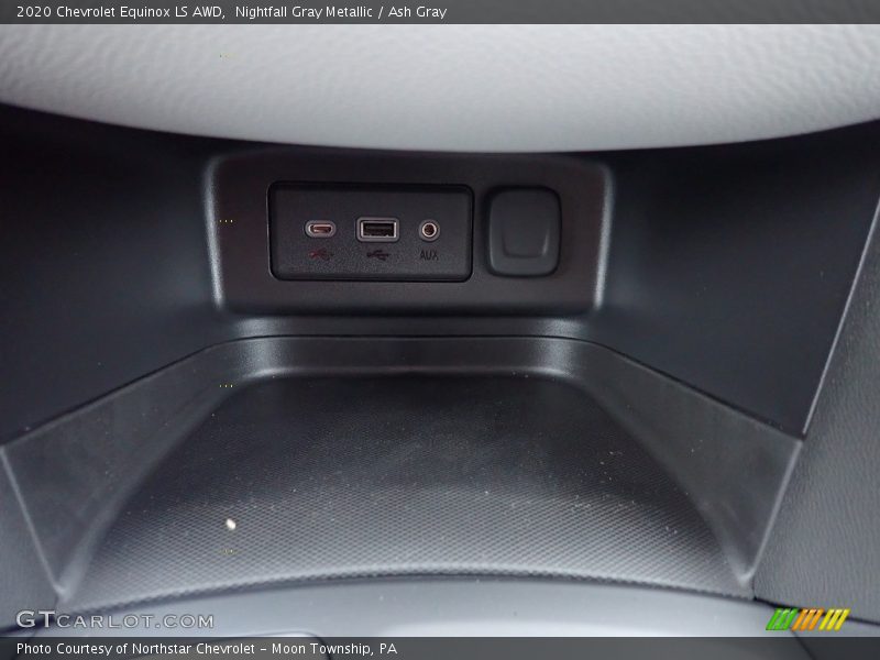 Nightfall Gray Metallic / Ash Gray 2020 Chevrolet Equinox LS AWD
