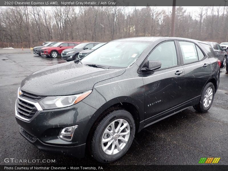 Nightfall Gray Metallic / Ash Gray 2020 Chevrolet Equinox LS AWD