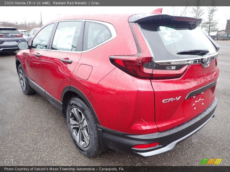Radiant Red Metallic / Gray 2020 Honda CR-V LX AWD